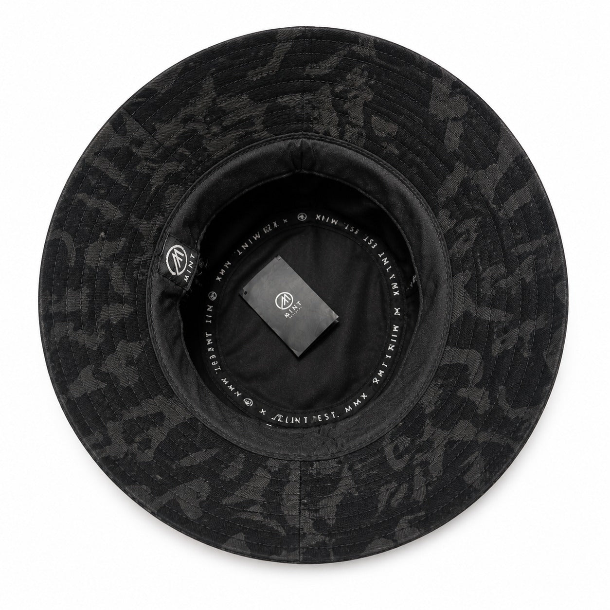 Camo Bucket Hat In Gray