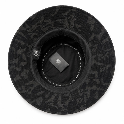 Camo Bucket Hat In Gray