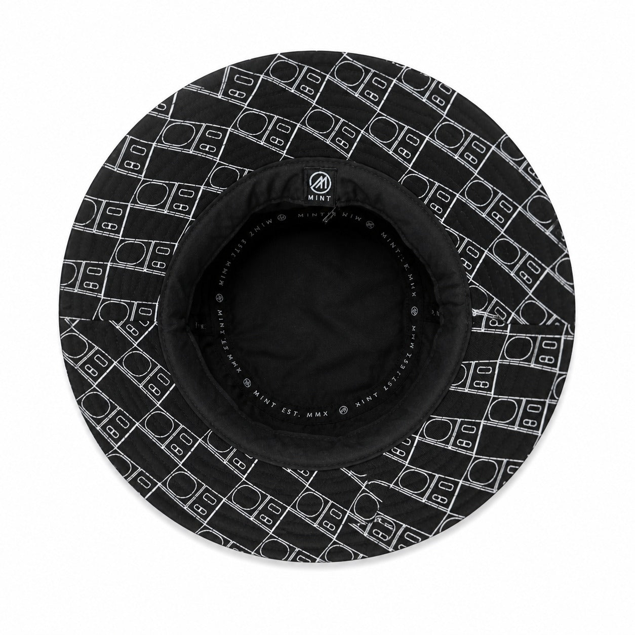 Scale Bucket Hat In Black