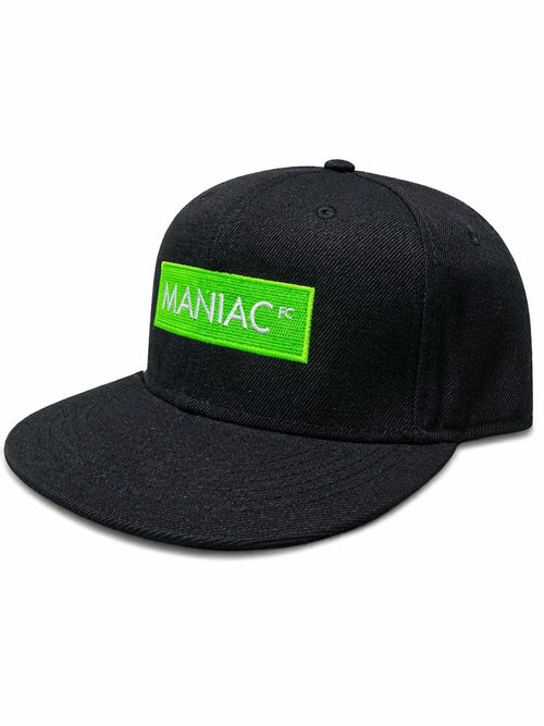 6 Panel Snap Back Hat Maniac Green Cap