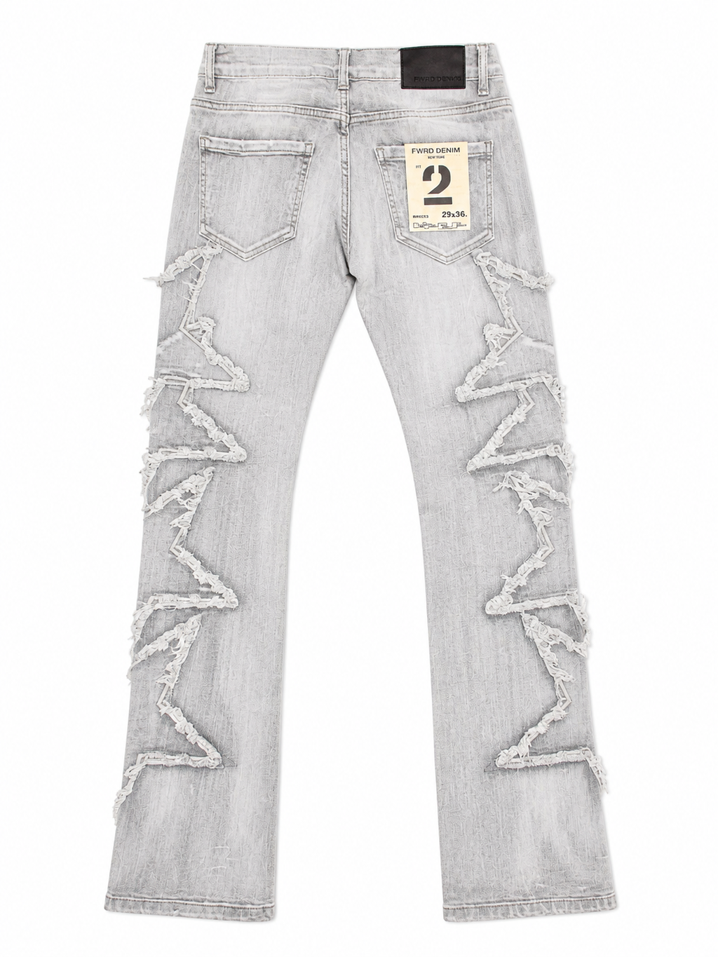 Men's Stacked Star Denim in Gray