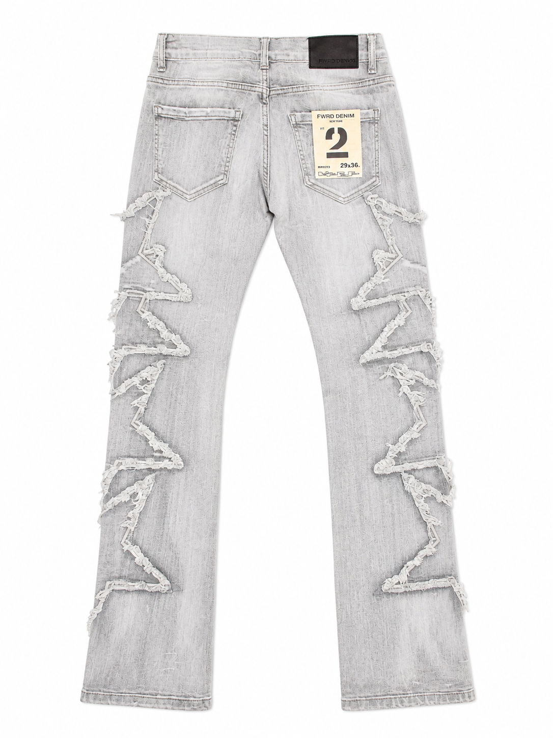 Men's Stacked Star Denim in Gray