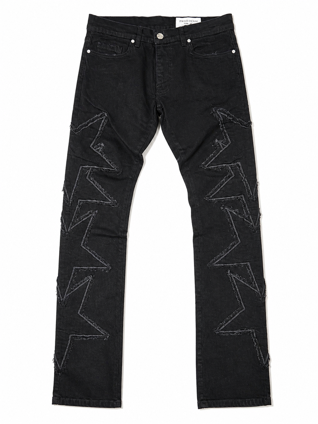 Men's Stacked Star Denim in Jet Black