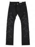 Men's Stacked Star Denim in Jet Black