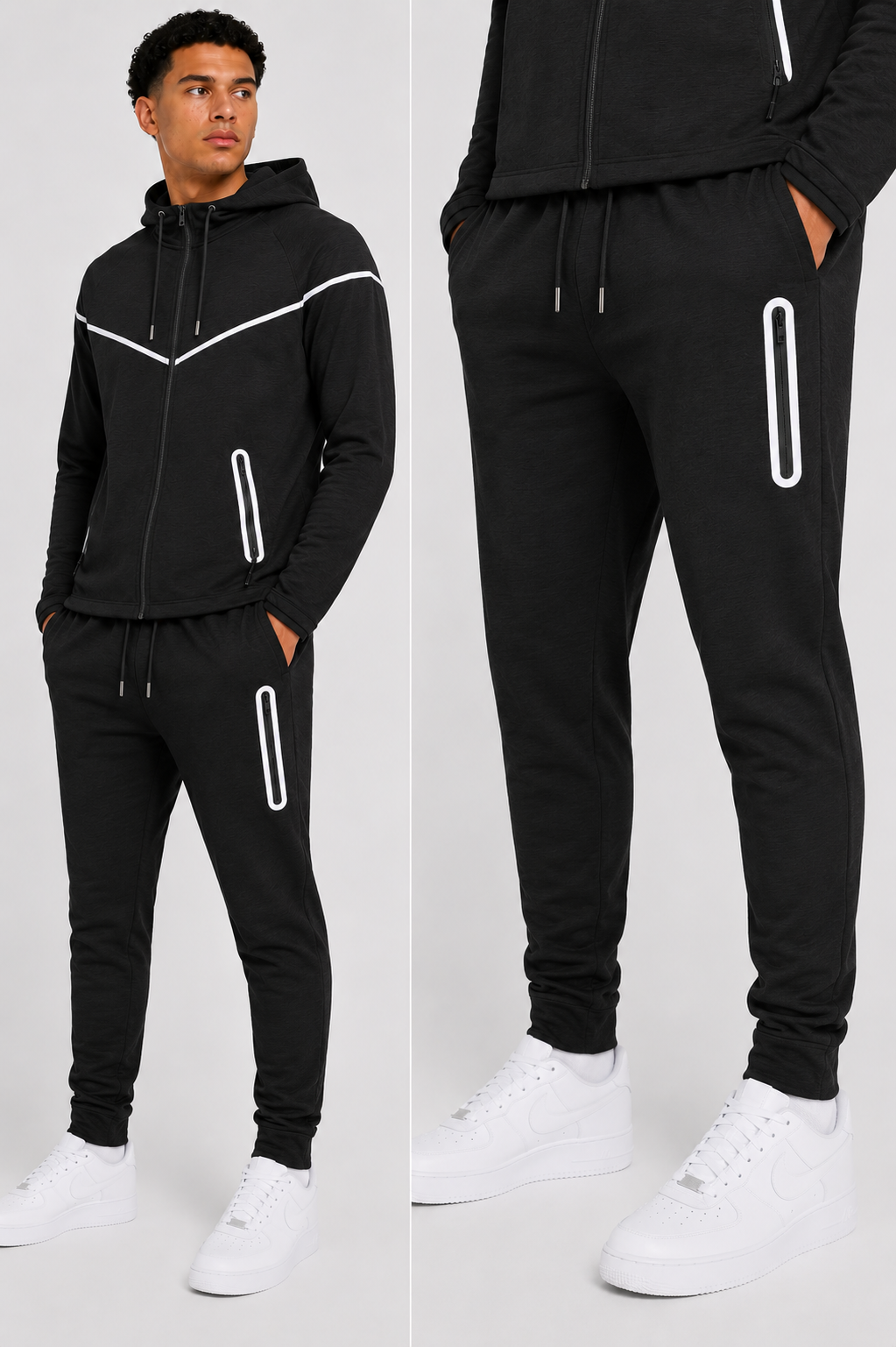 Men's Essential Track Sweatpants In Black