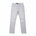 Kids Distressed Denim in White