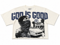 Men's God Is Good Oversized Ctop Tee In Cream