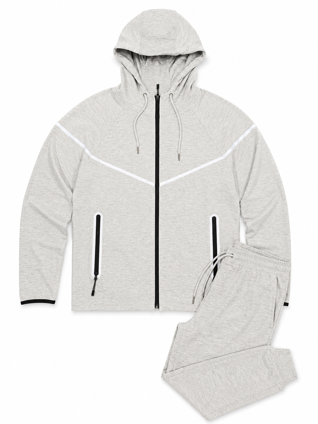 Men's Essential Track Jacket In Gray