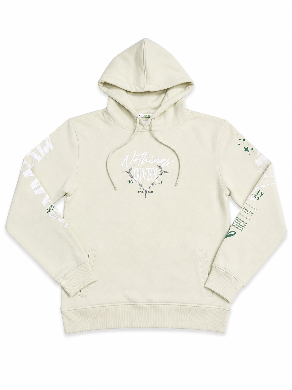 Highly Undrtd Men's Given Hoodie in Celadon
