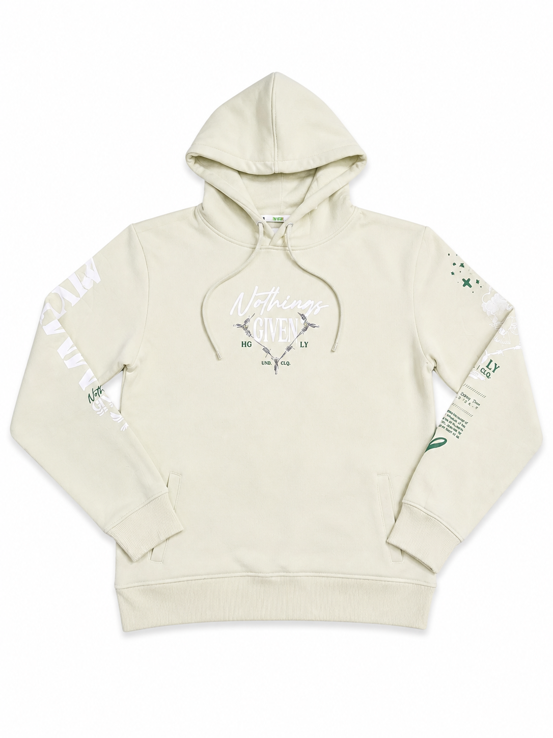 Highly Undrtd Men's Given Hoodie in Celadon
