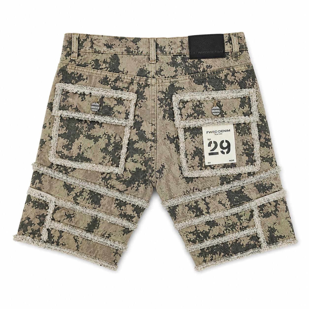 Men's Twill Shorts Static layer in Camo