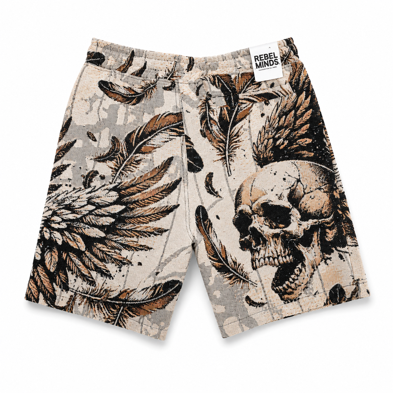 Men's Conquer Tapestry Shorts In Cream
