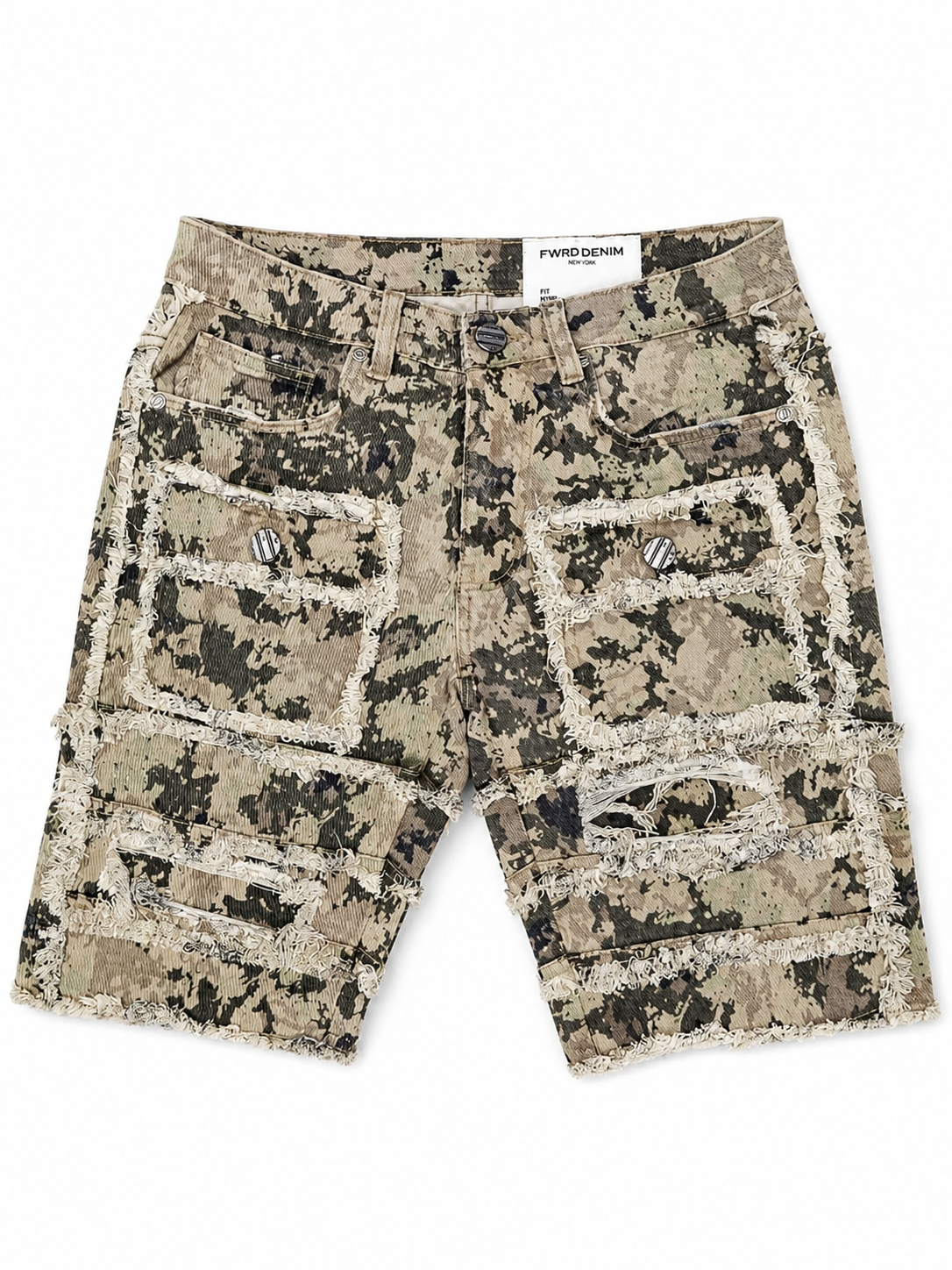 Men's Twill Shorts Static layer in Camo