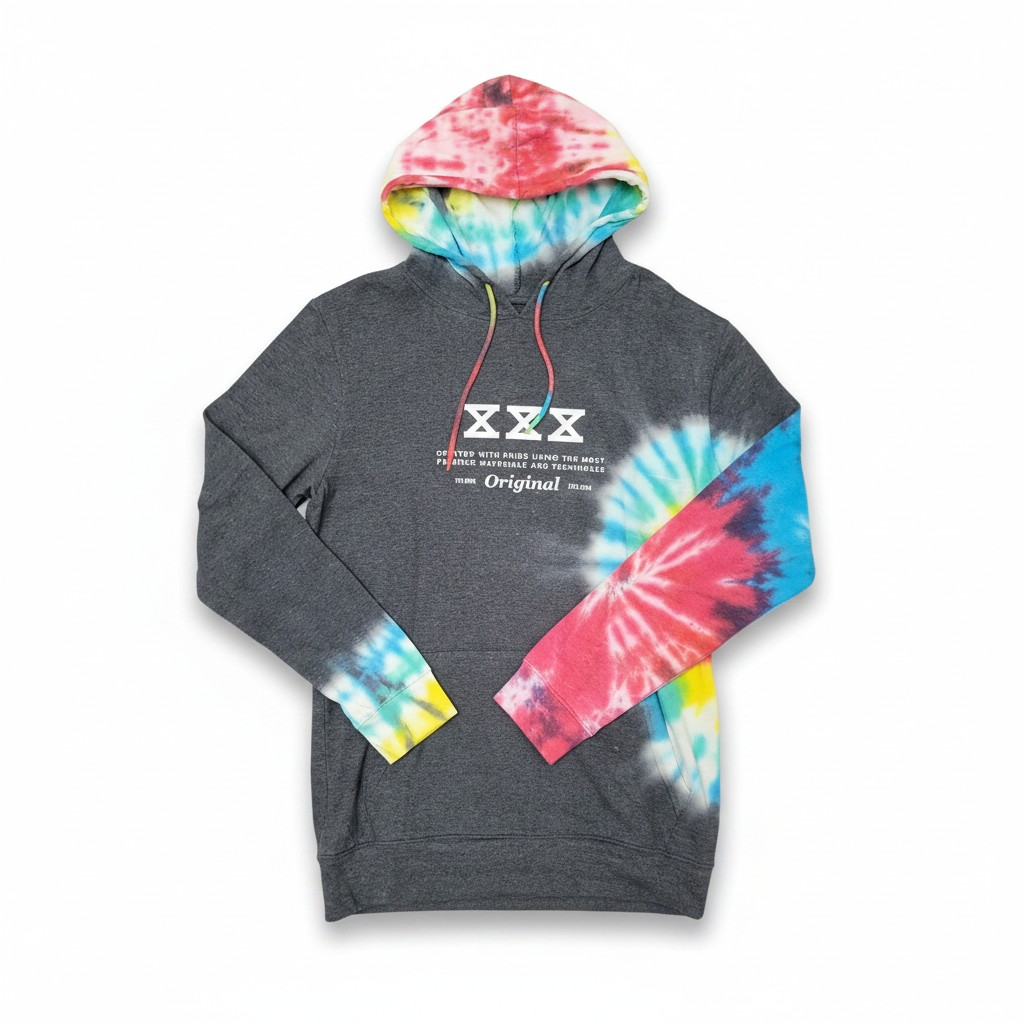 Men's Tie-Dye Hoodie in Multi