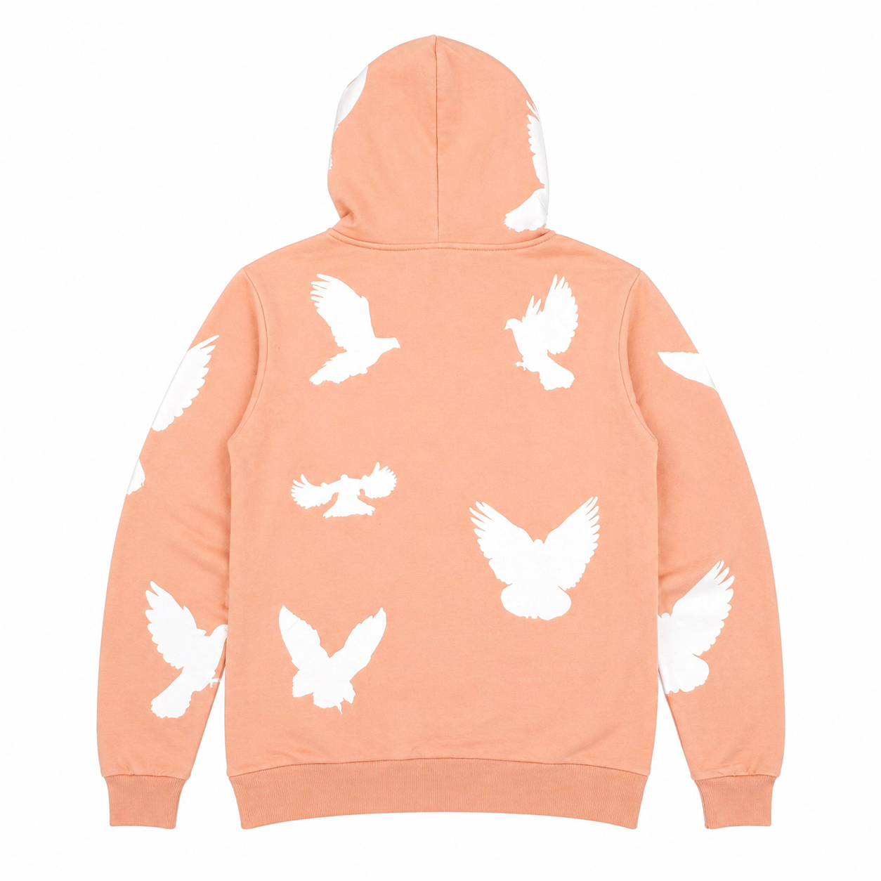 Men's Bird Gang Hoodie in Heather Pink