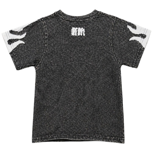 Kid's Rebel Flame Shirt In Lt. Gray