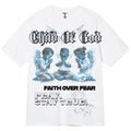 Men's White 100% Cotton Tee  - Child Of God