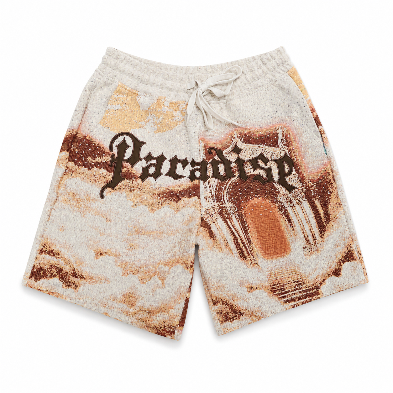 Men's Paradise Tapestry Shorts In Khaki
