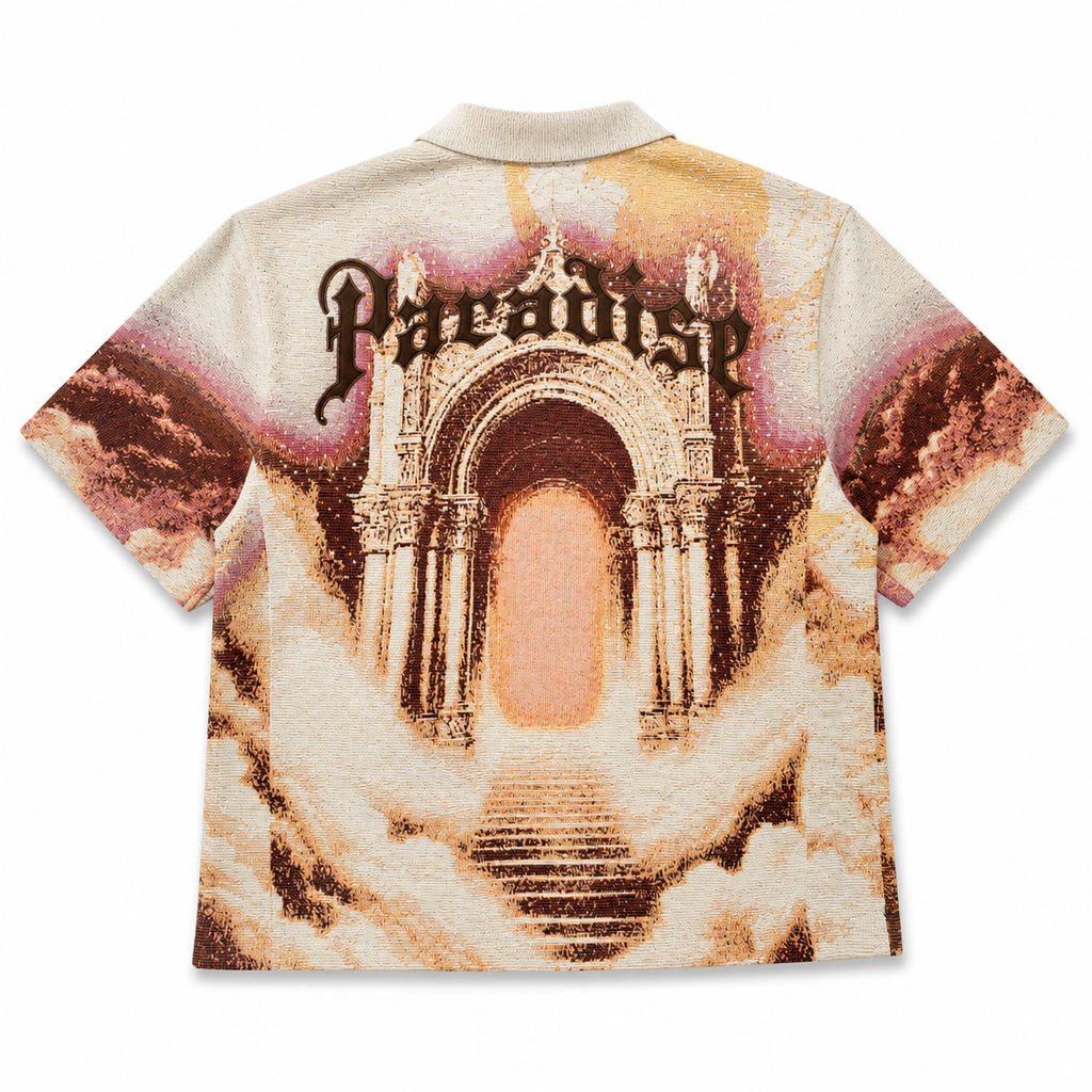 Men's Paradise Tapestry Shirt In Khaki