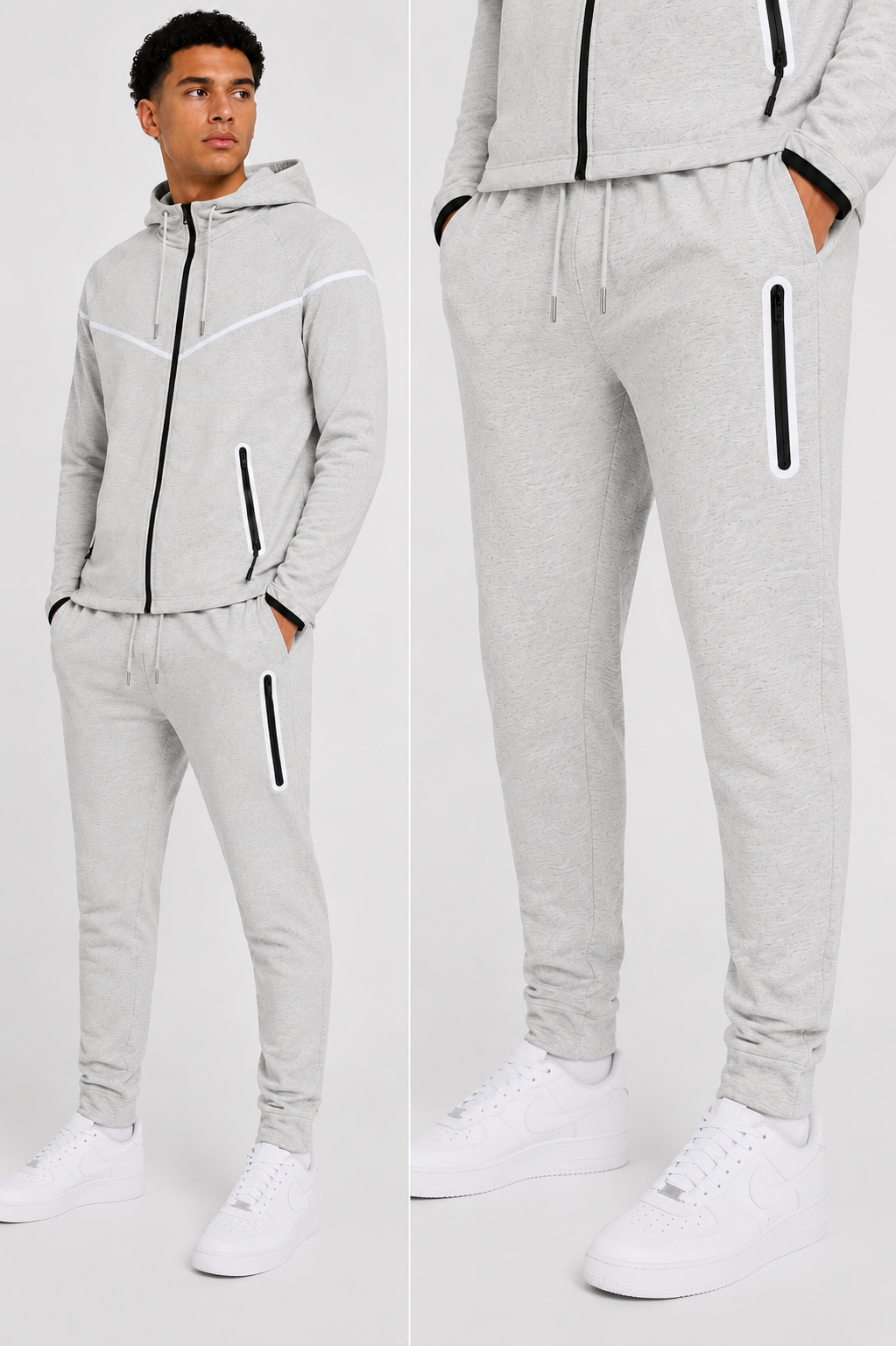 Men's Track Sweatpants In Gray