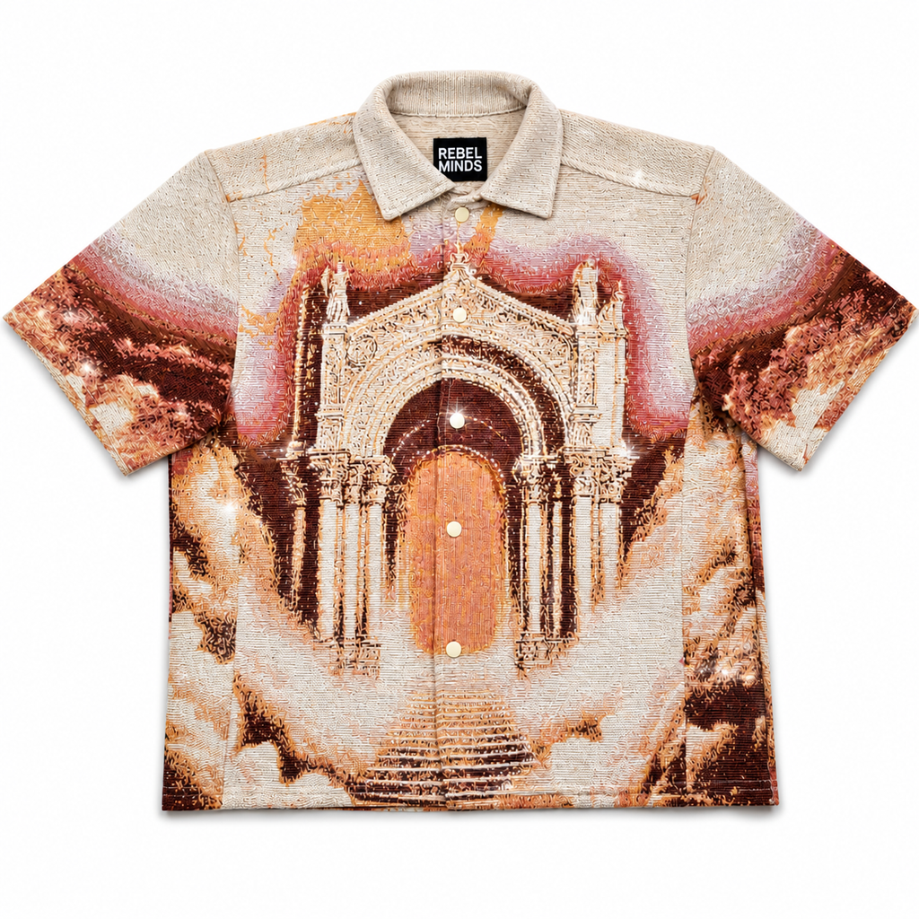 Men's Paradise Tapestry Shirt In Khaki