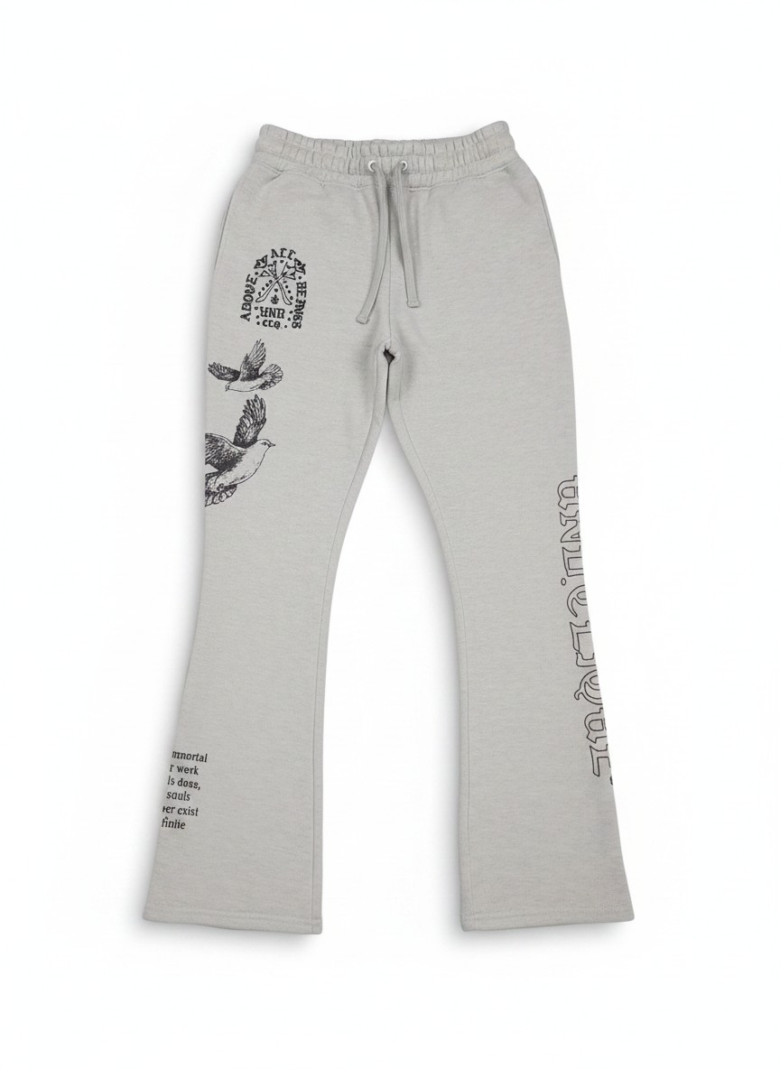 Men's Above All Stacked Joggers in Gray UF5204