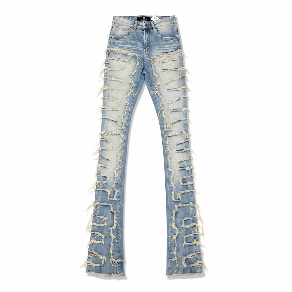Men's Super Stacked Denim in Vintage