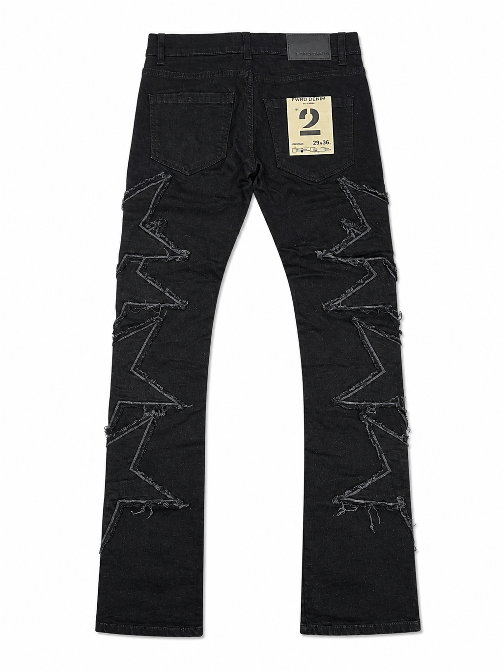 Men's Stacked Star Denim in Jet Black