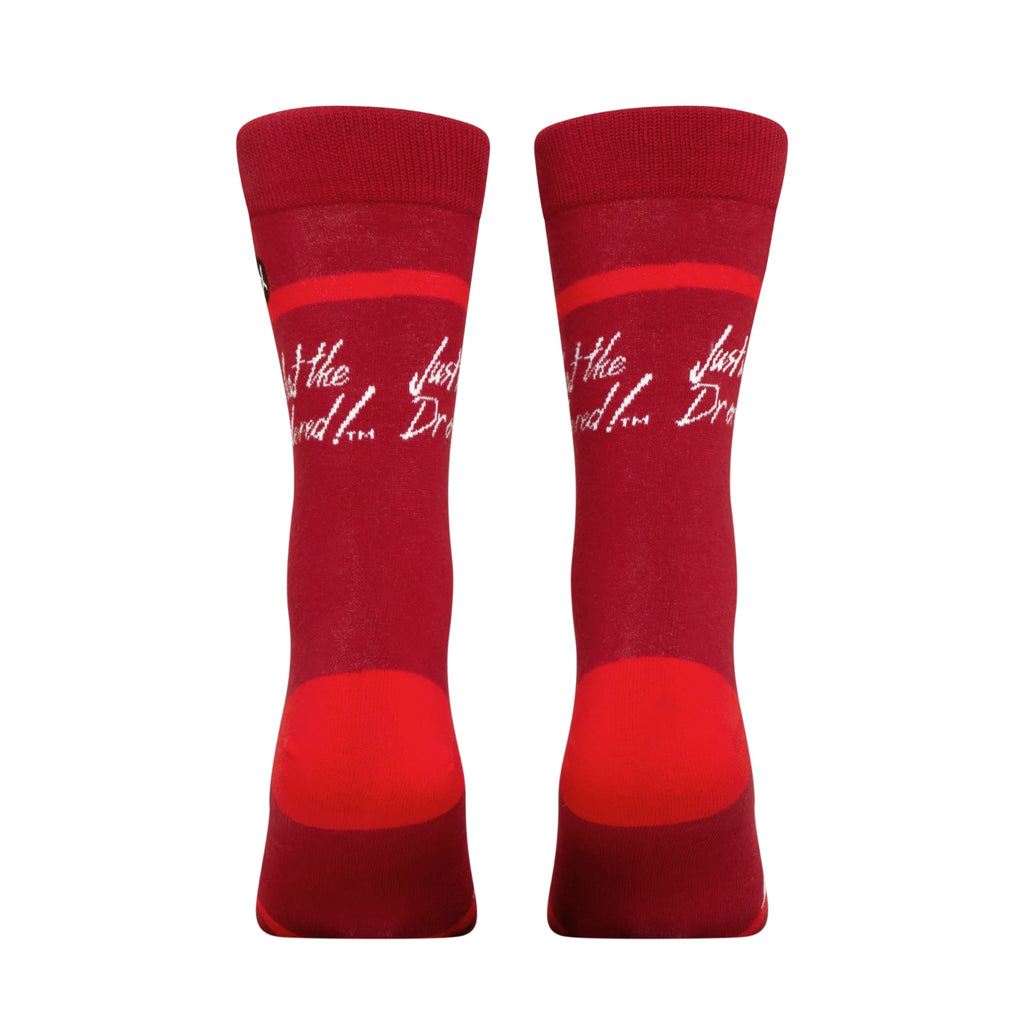 Dr Pepper Crew Socks 2 Pair Novelty Soda Graphic Unisex Men Women