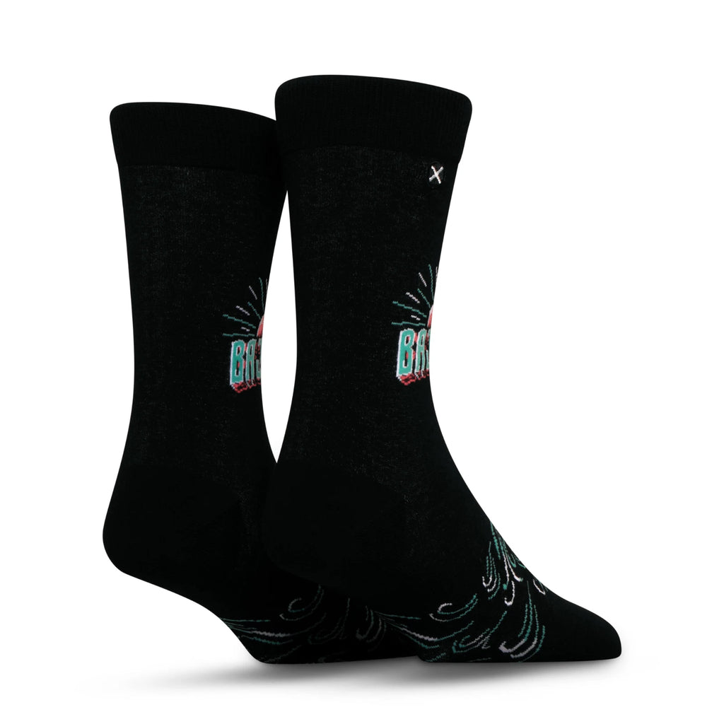 Mountain Dew Baja Blast Crew Socks 2 Pair Novelty Soda Graphic Unisex Men Women