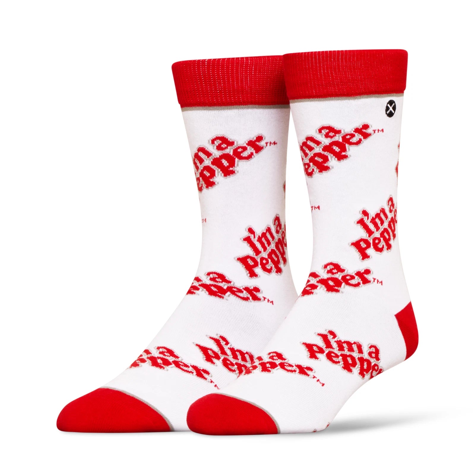 Dr Pepper Crew Socks 2 Pair Novelty Soda Graphic Unisex Men Women