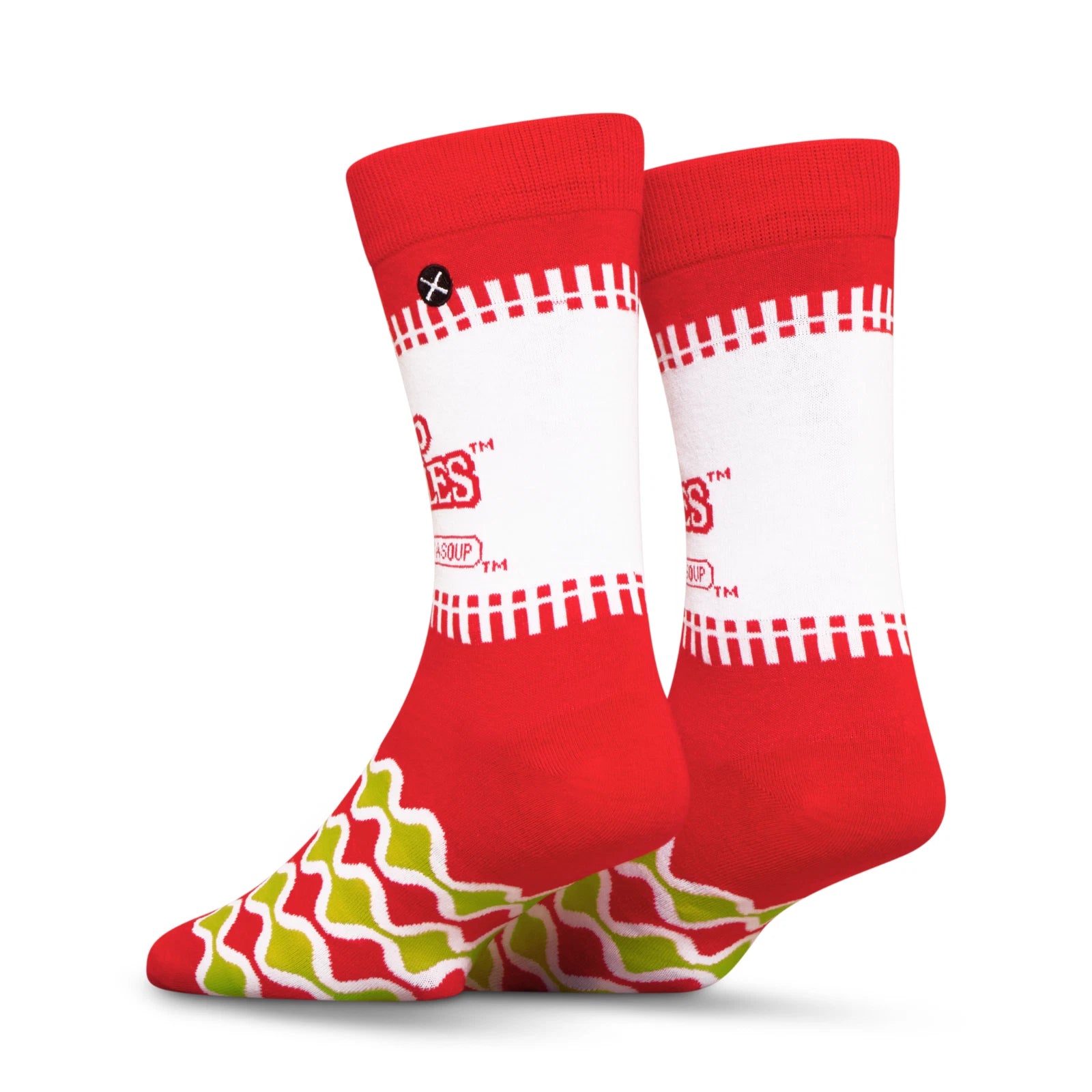OddSox Cup Noodles Crew Socks 2 Pack Unisex Gift Socks