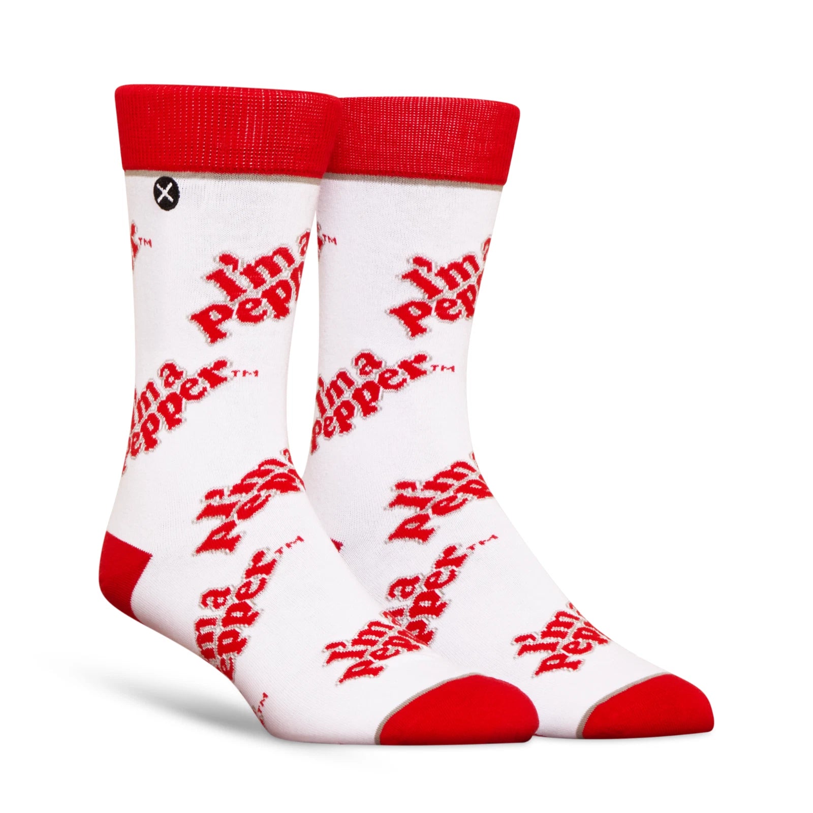 Dr Pepper Crew Socks 2 Pair Novelty Soda Graphic Unisex Men Women