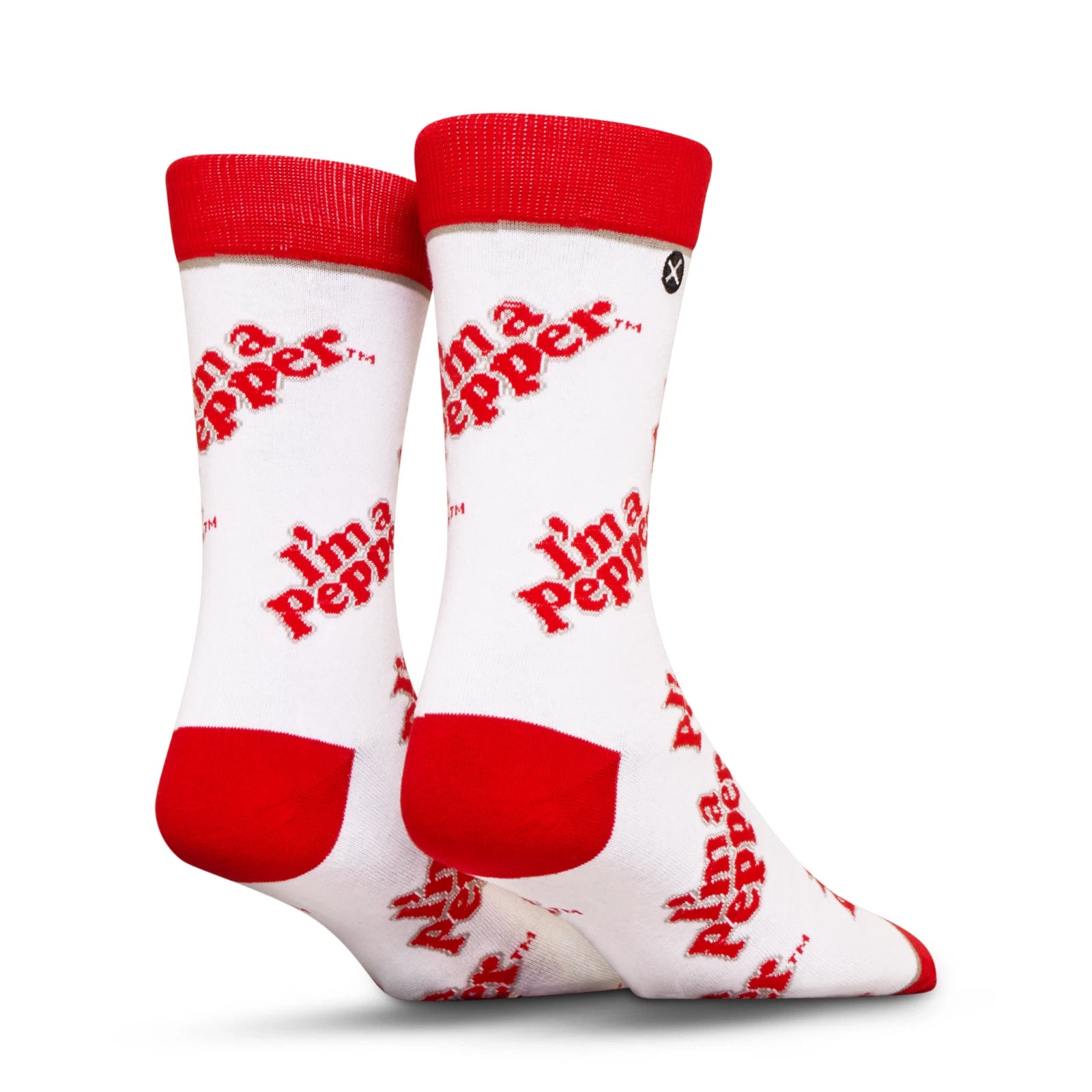 Dr Pepper Crew Socks 2 Pair Novelty Soda Graphic Unisex Men Women